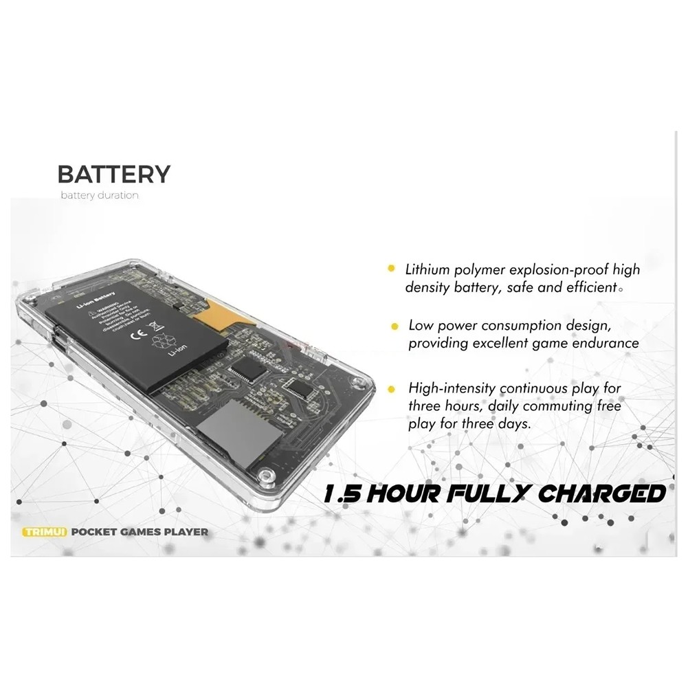 Model S Handheld Game Machine 2 Inch Ips Screen Extremely Compact7724