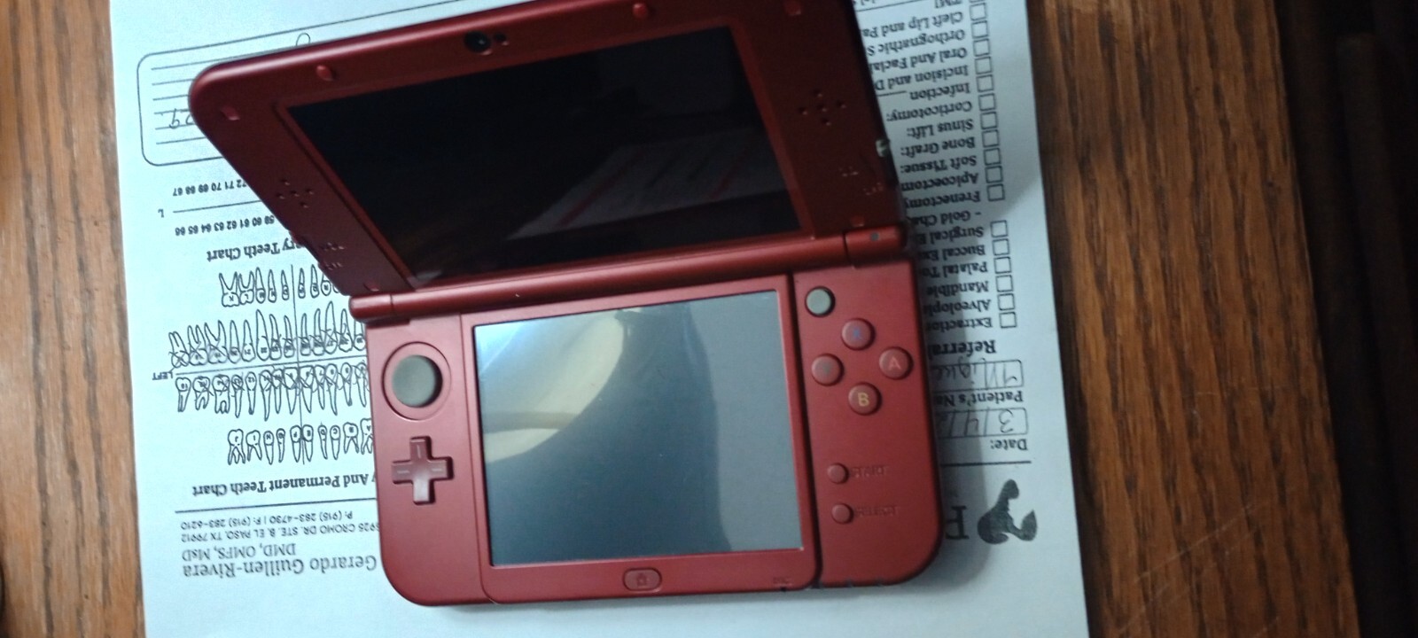New Nintendo 3DS XL Red Handheld System Tested Works! 2