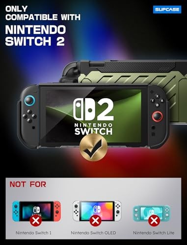 SUPCASE Nintendo Switch 2 Case 2025 [Military-Grade Protection] [Compatible with