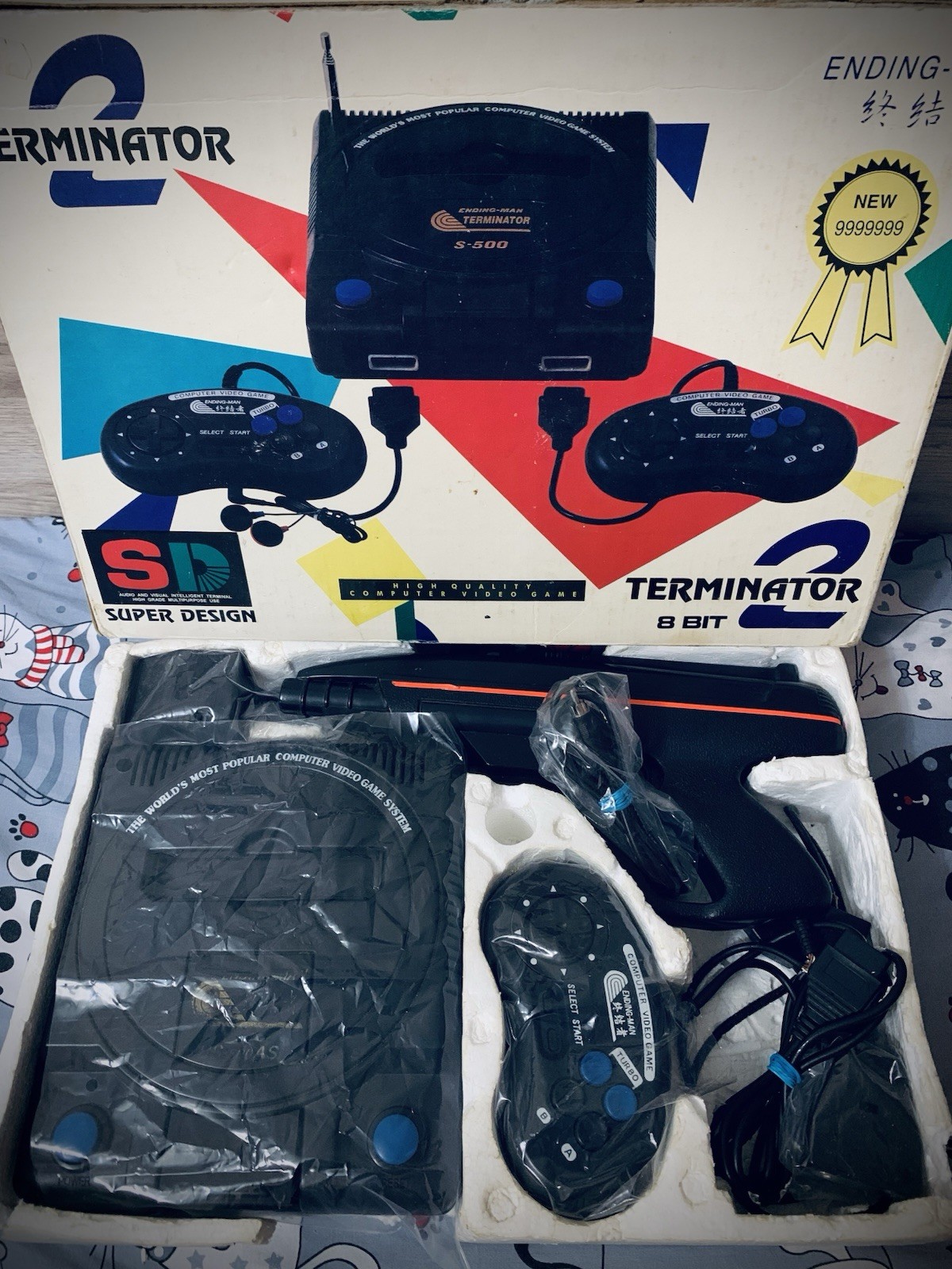 Terminator 2 Dendy (Денди) 8-bit Famiclone (Nes) Collectible Game Console (Rare)