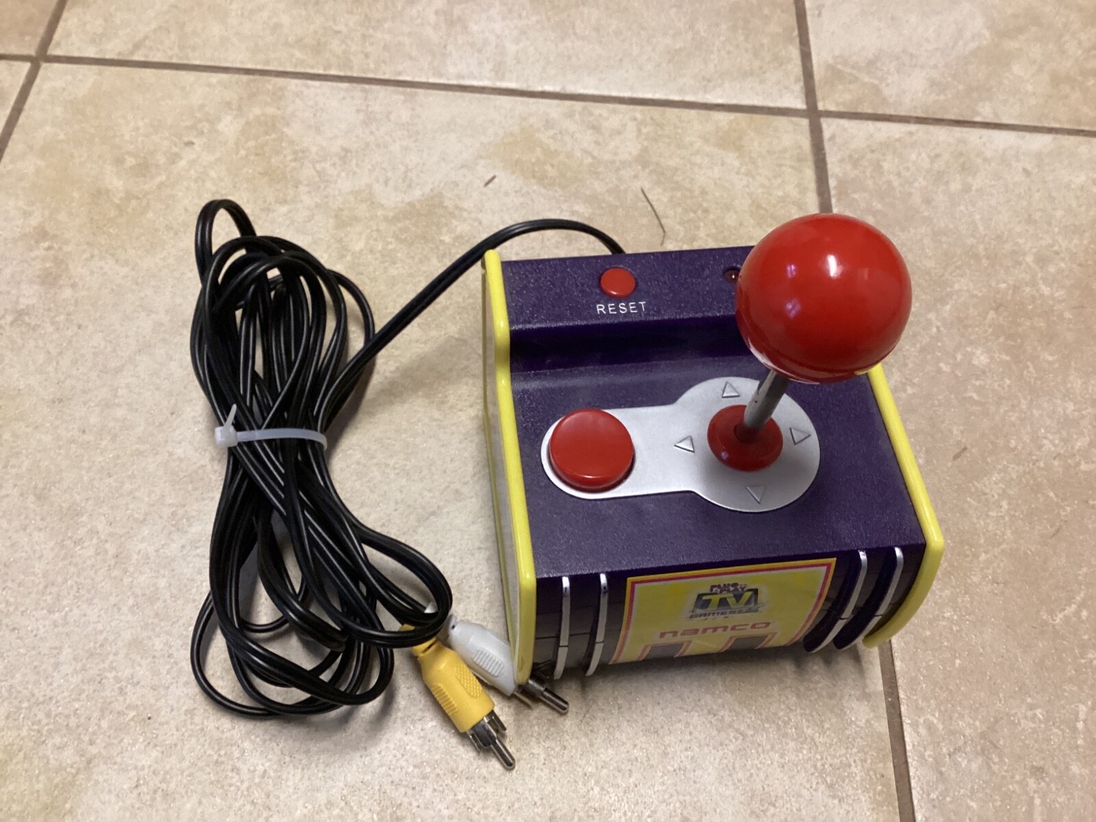 2003 PAC-MAN® Namco JAKKS Pacific CLASSICS 5-in-1 TV Games Plug N Play Joystick