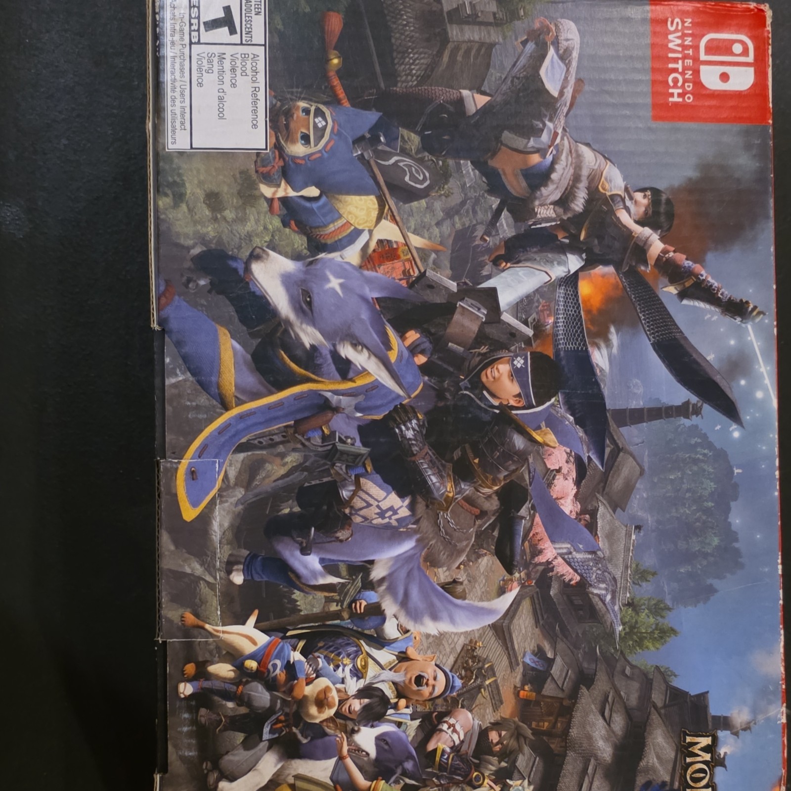 Nintendo Switch Monster Hunter Rise Edition 32GB 720p Bundle With Pro Controller