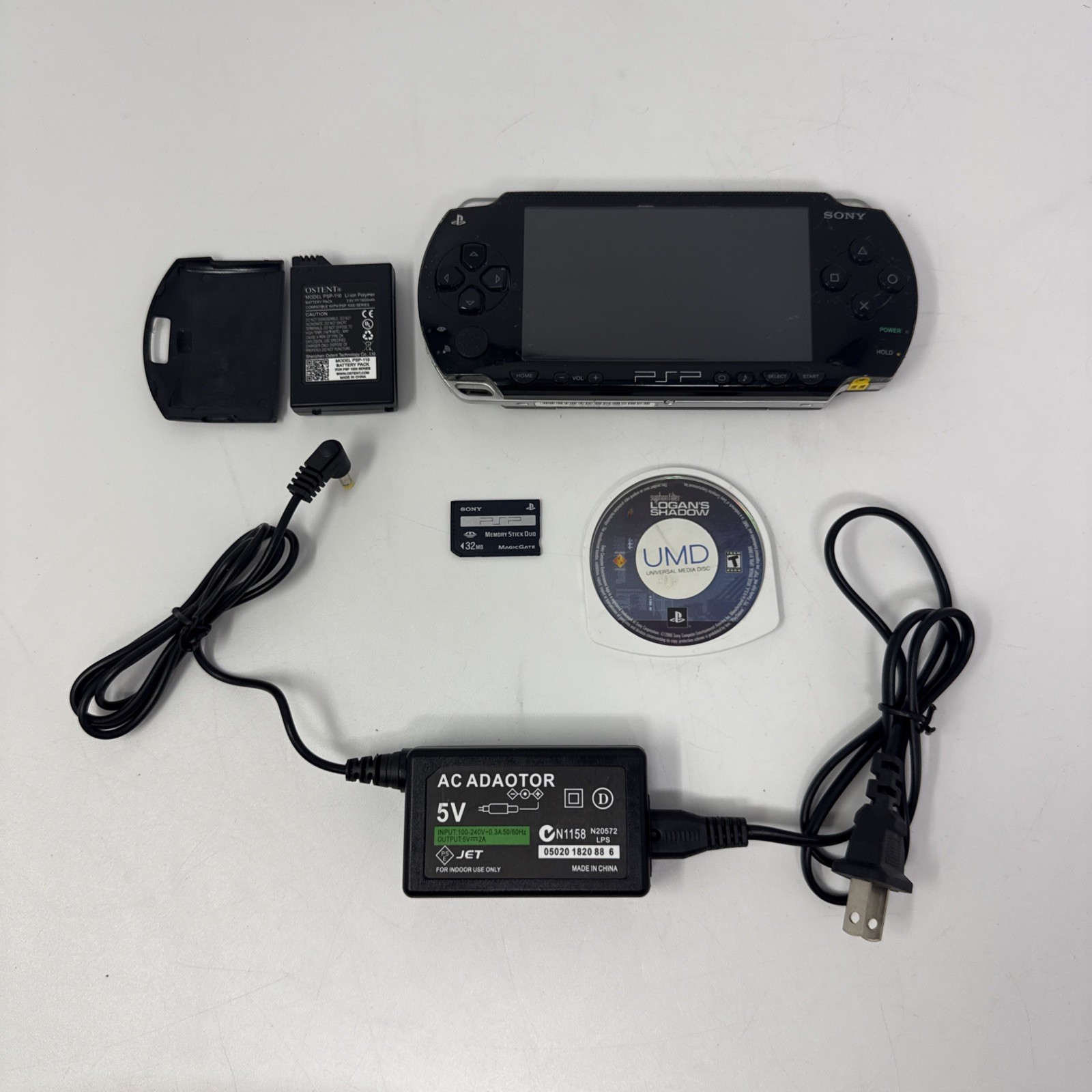 Sony Playstation Portable PSP PSP-1001 Handheld Game System Tested – Excellent