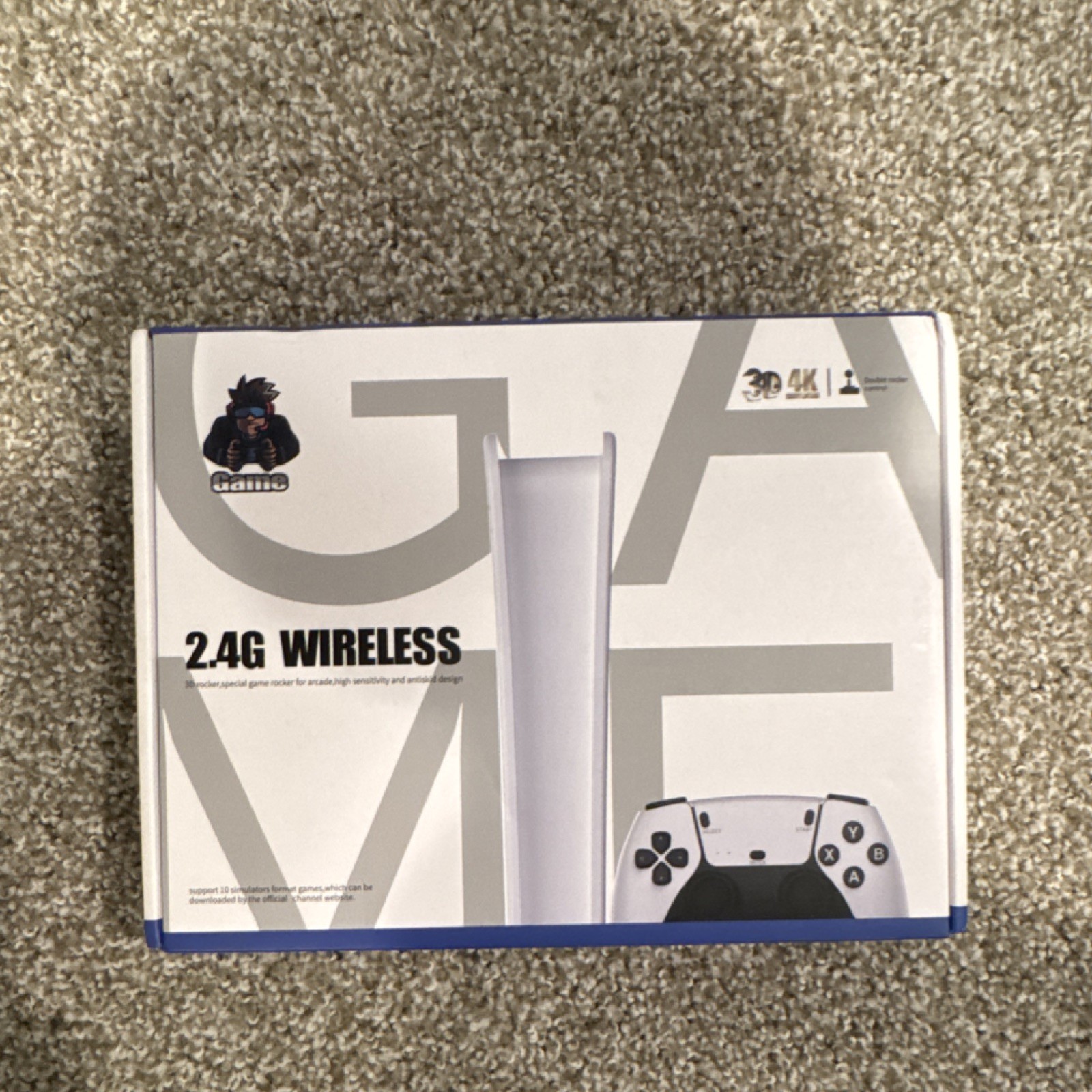 Game 2.4G Wireless Microconsole HDMI Dual Controllers 3D Rocker 4K UHD