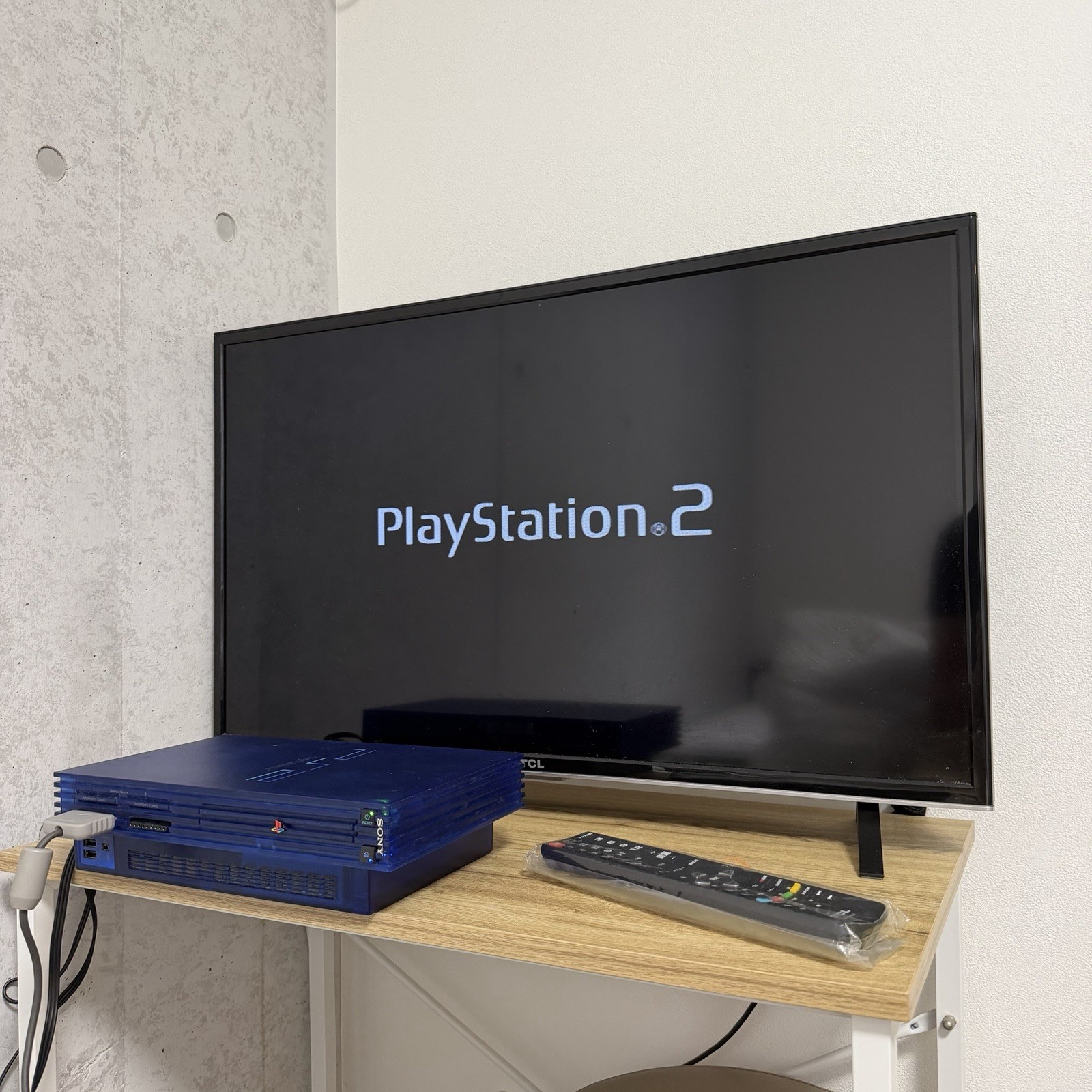PS2 PlayStation2 Ocean Blue Console Only System SCPH-37000 Limited Edition Japan