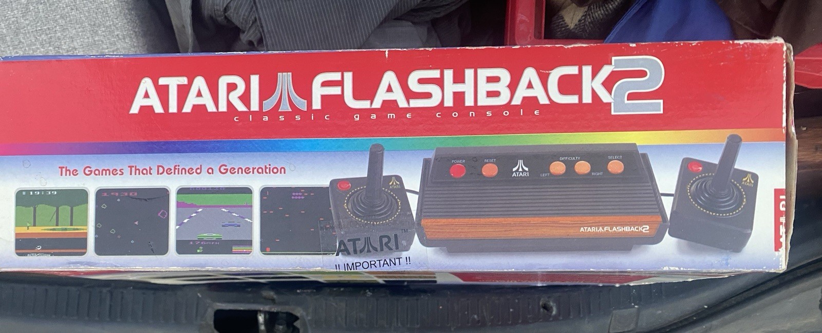 Atari Flashback 2 Classic Game Console complete with 40 Built-In Never Used