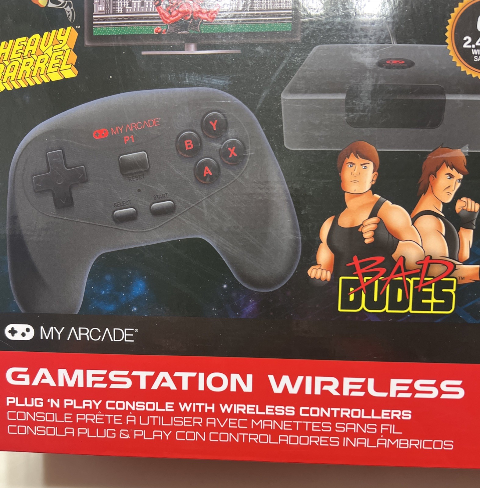 MY ARCADE GameStation Wireless Plug & Play Console 300+ Games w/ Data East Hits