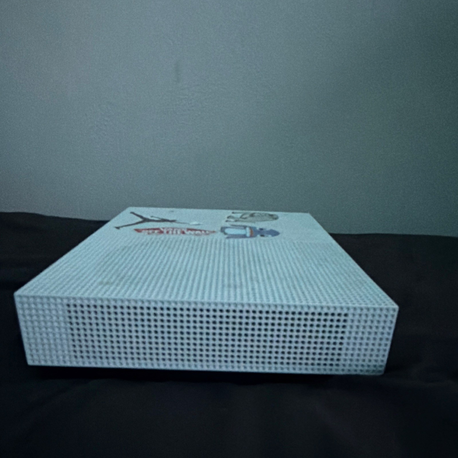 Microsoft Xbox One S White Console with Stickers, Wi-Fi Capability, HDMI, USB