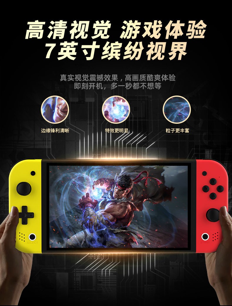 Subor Q960 Game console, open-source handheld device with TV connection
