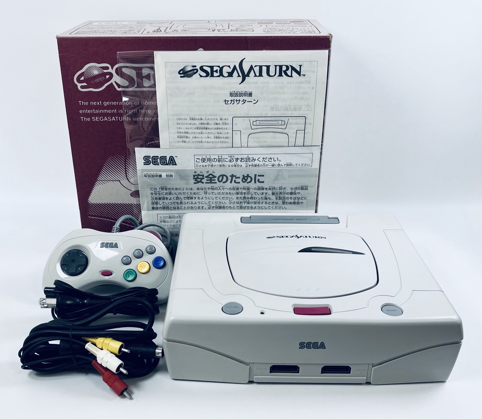 “Excellent Condition Sega Saturn Console – Fully Tested Retro Gaming System”JP