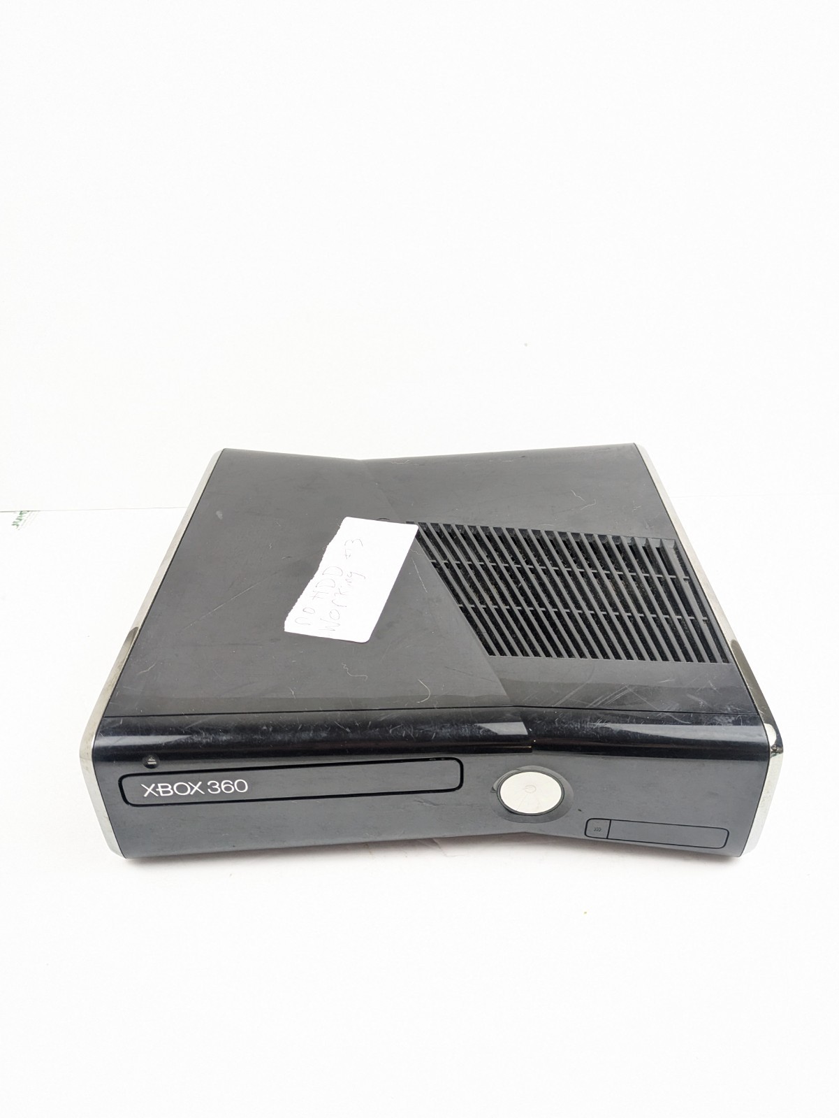 Microsoft Xbox 360 Slim No Hard Drive Glossy Black Model 1439 3