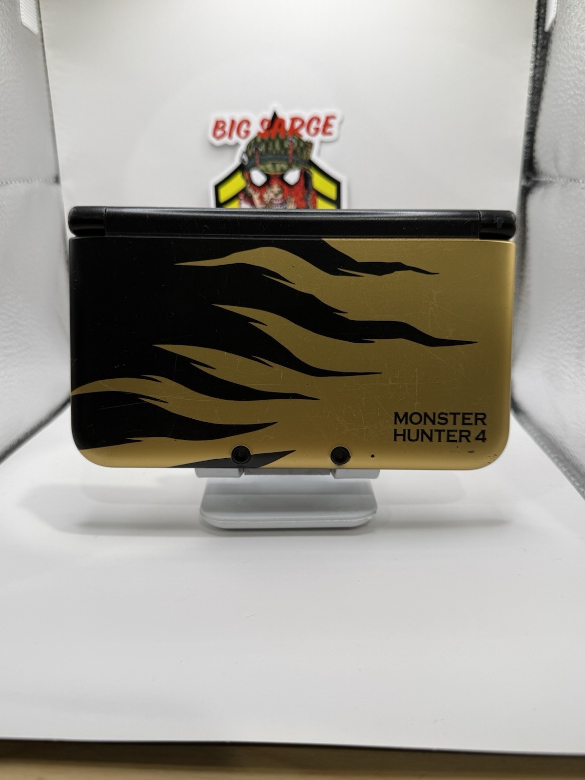 Used Limited Edition Nintendo 3DS LL Monster Hunter 4 Rajang Gold Console-32gb