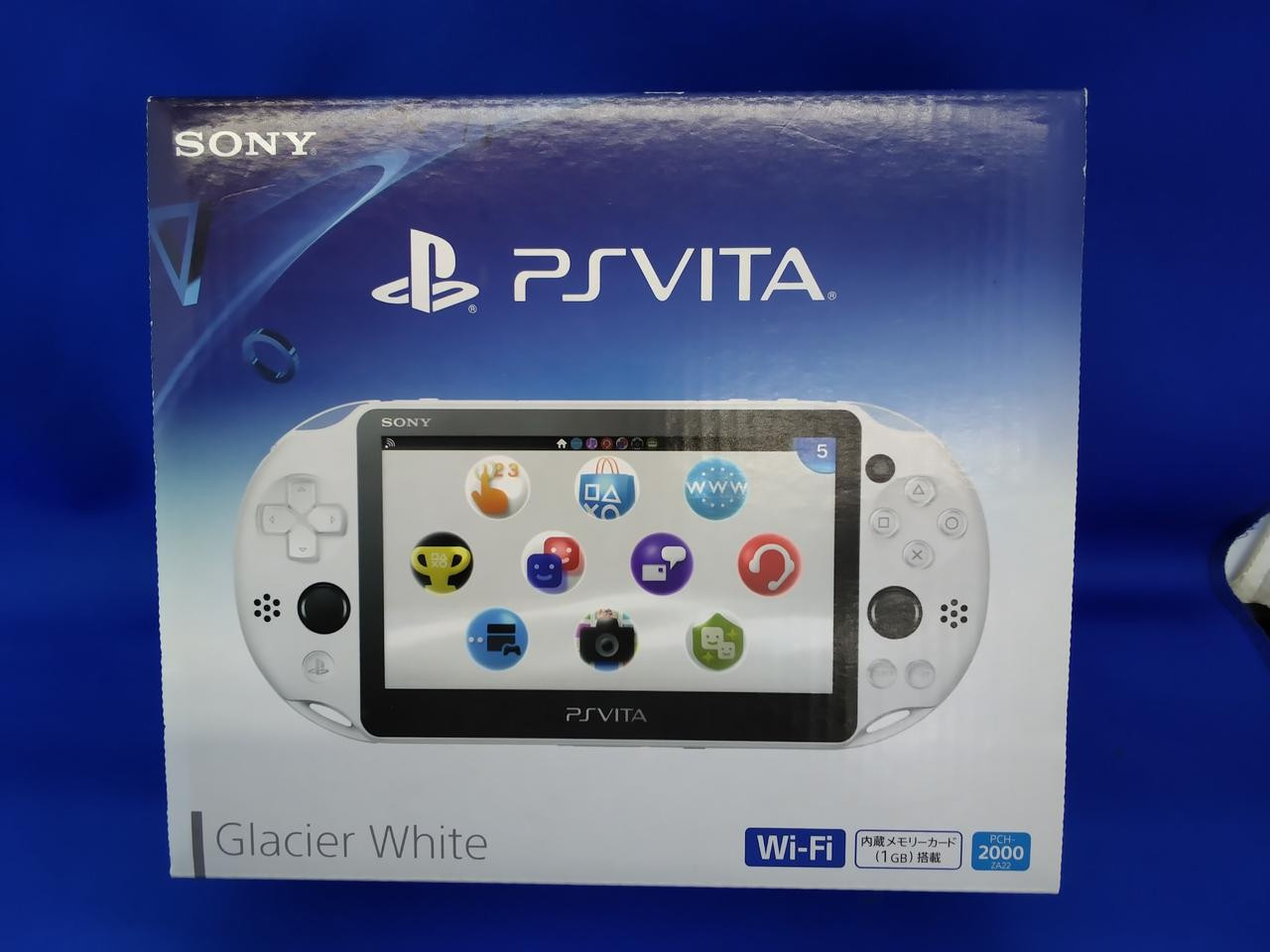 Sony PS Vita PCH-2000 ZA22 Glacier White Wi-Fi Model Console with Original Box