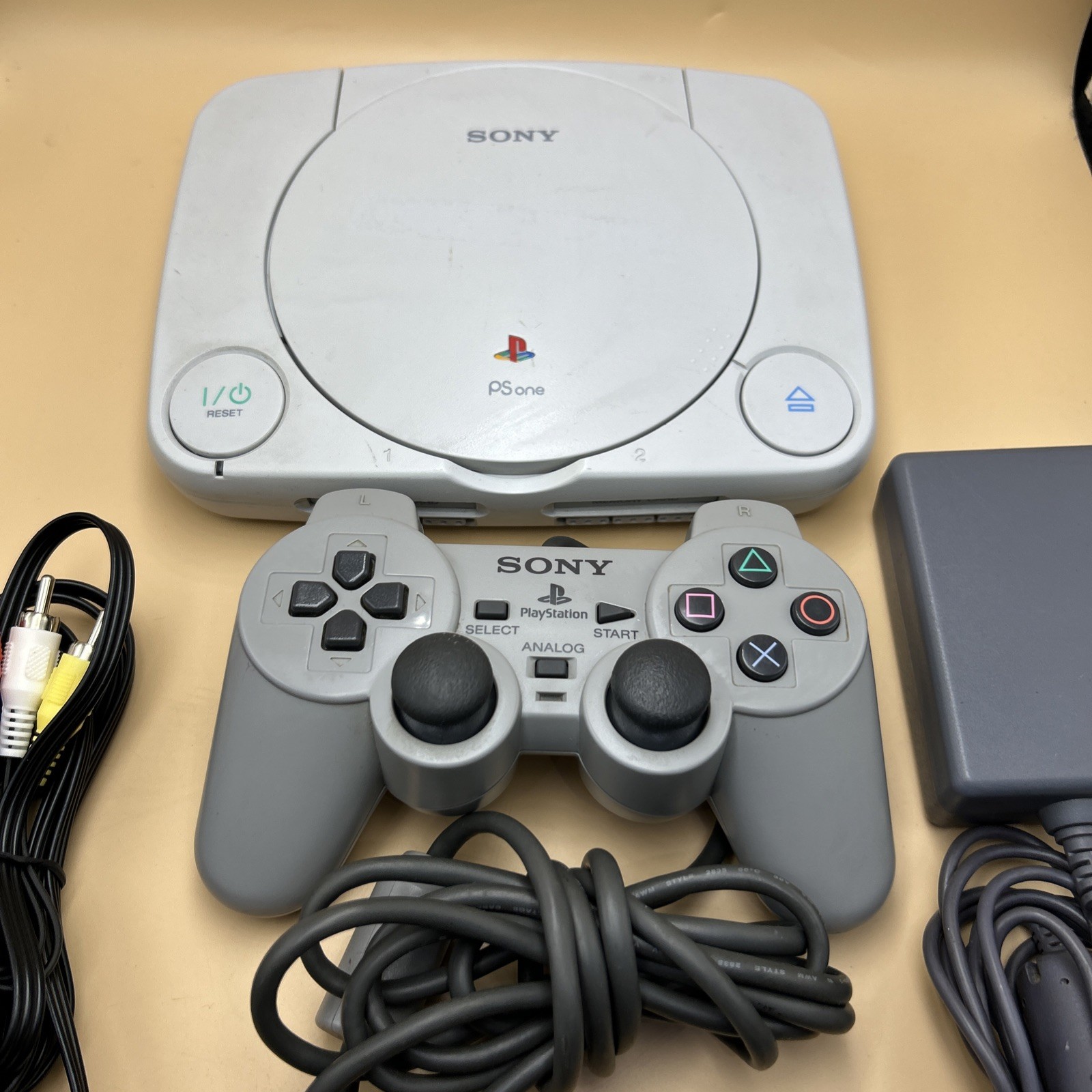 Sony PlayStation PSOne Slim SCPH-101 Console TESTED Working