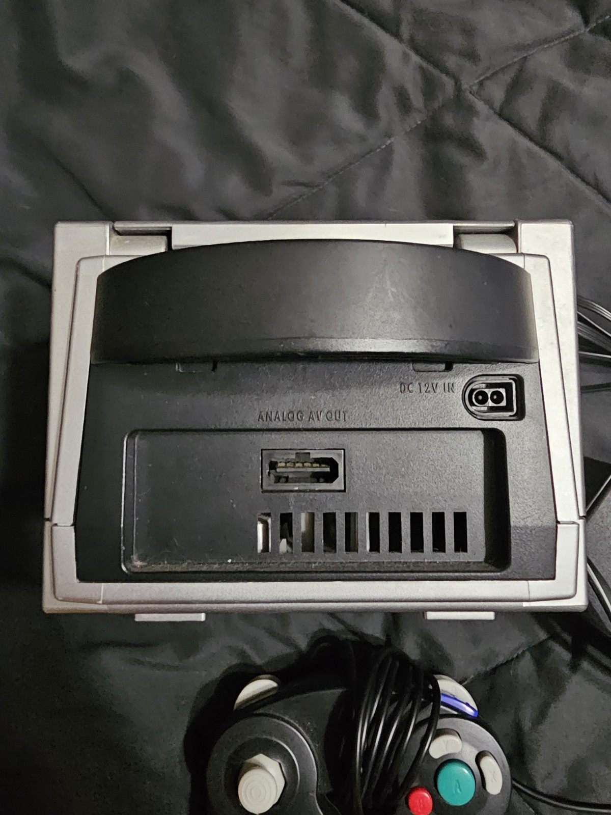 Platinum Gamecube With 3rd Party Cords And Controller