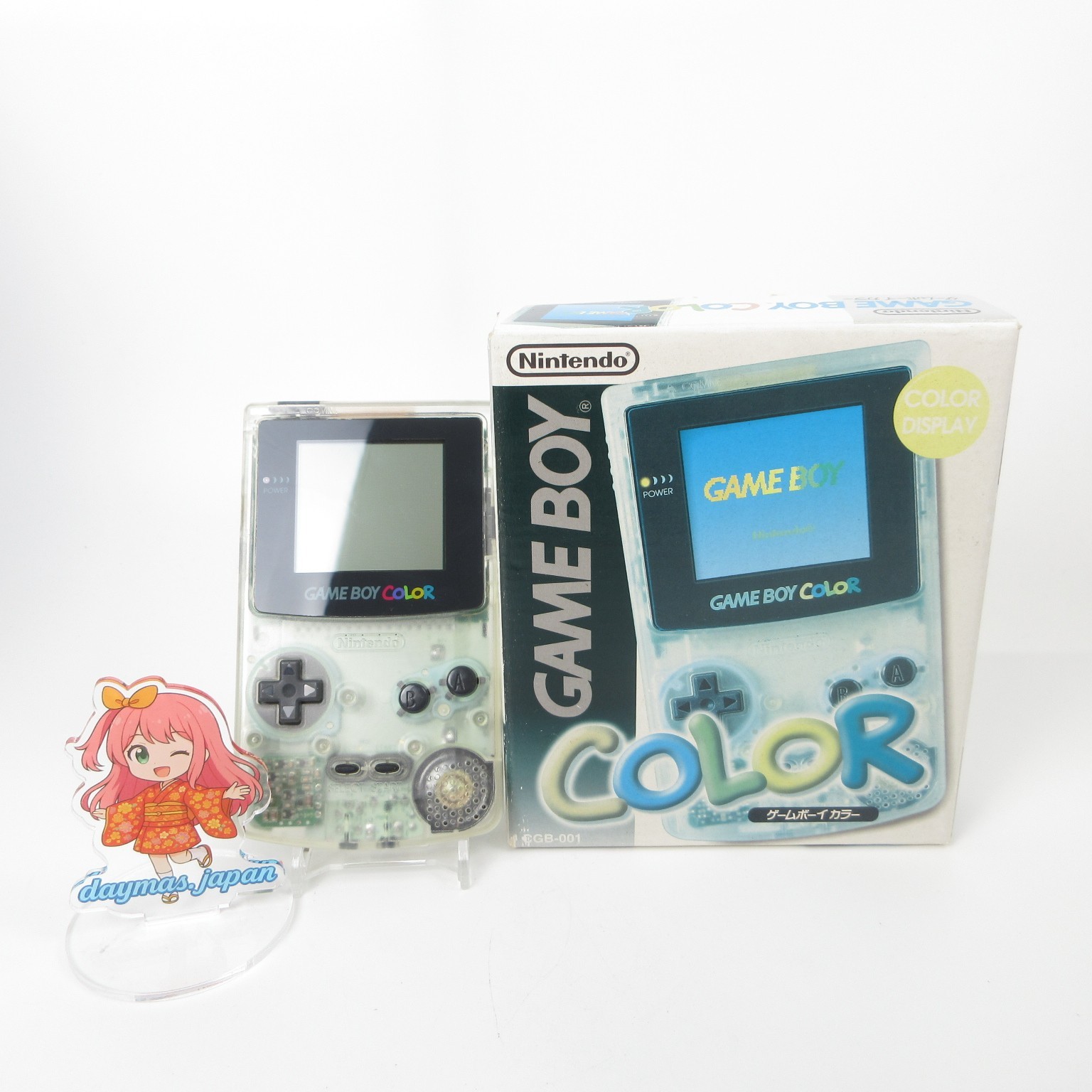【Excellent】Nintendo Gameboy Color Clear Console #RET0510/01
