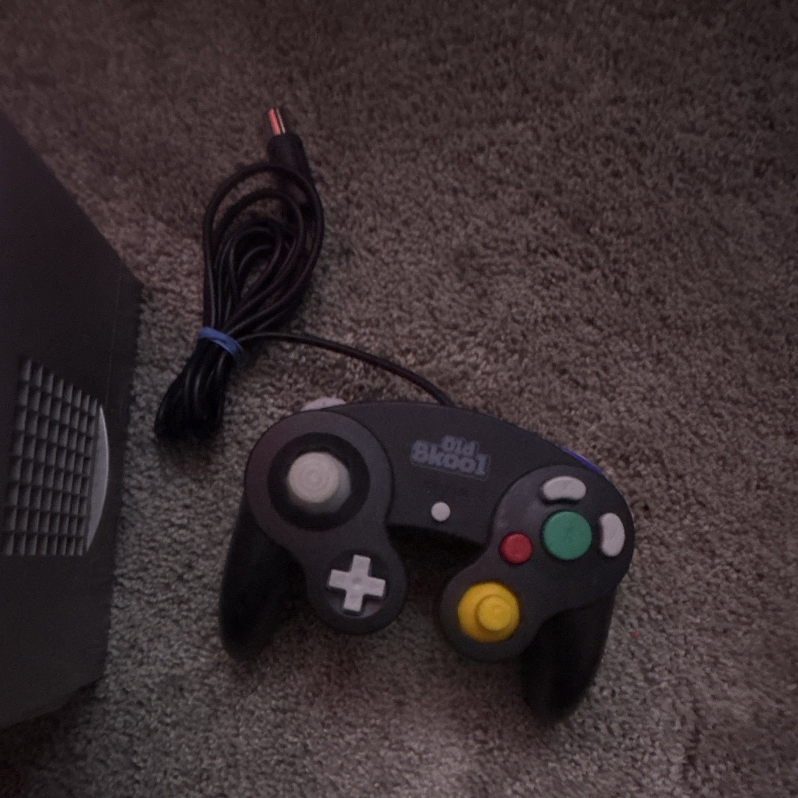 Nintendo GameCube Silver Console DOL-001 NTSC-U/C w/ Controller Carry Handle