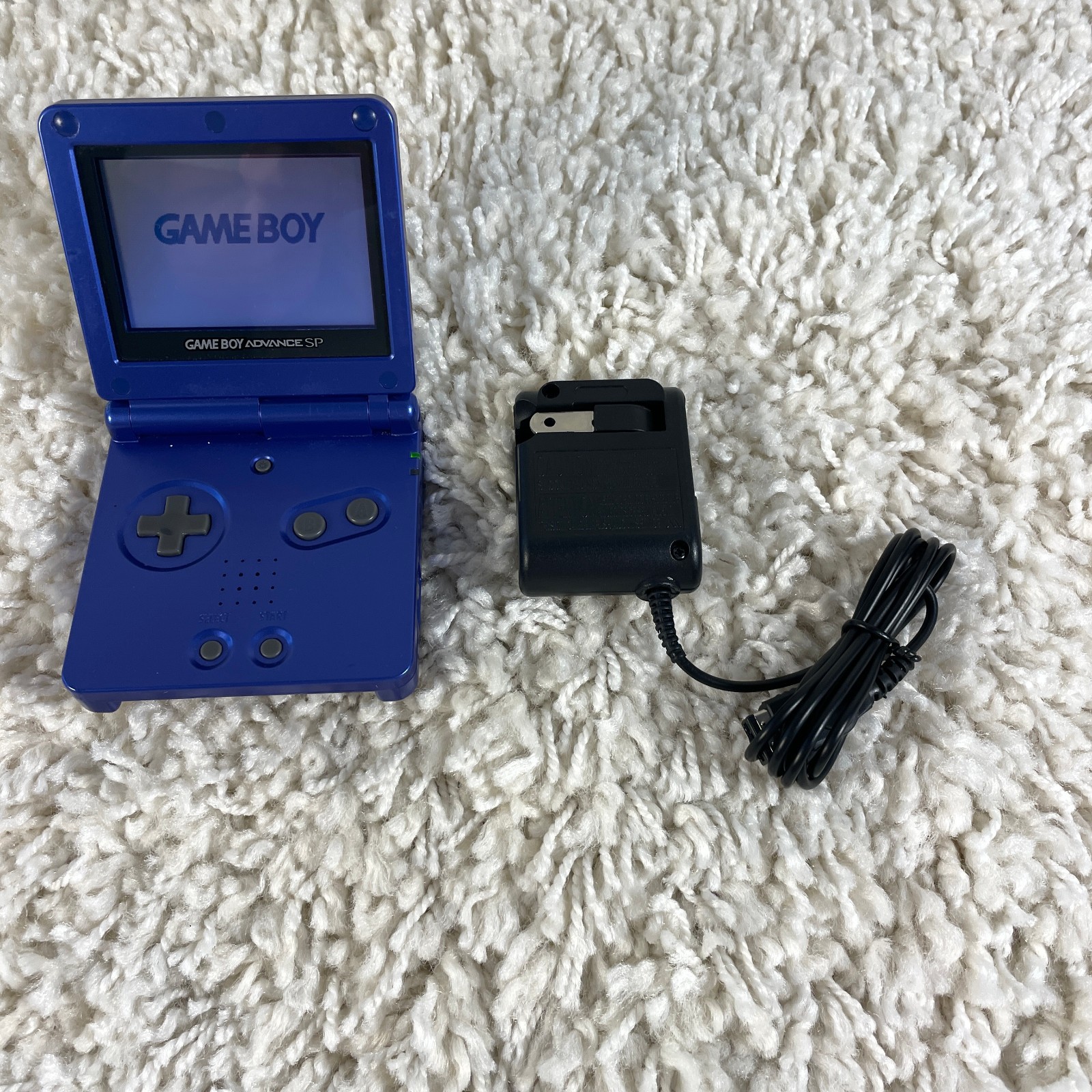 Nintendo Gameboy Advance GBA SP Cobalt Blue Handheld Console System AGS-001