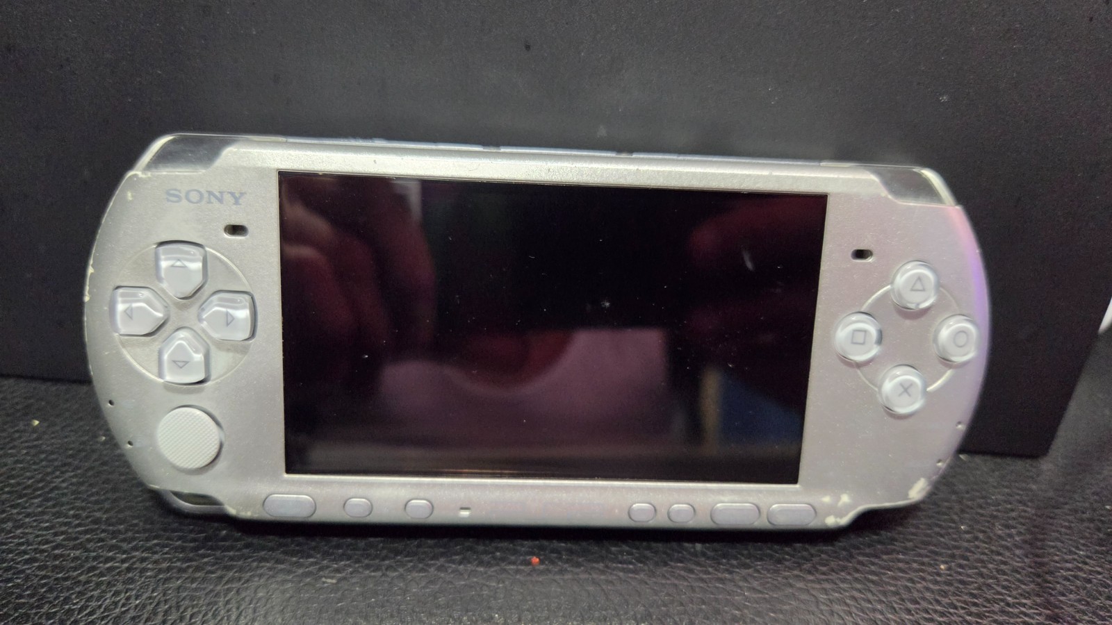 Sony PSP-3000 Silver Handheld Console 128GB CFW w/Charger Sleeve Tested