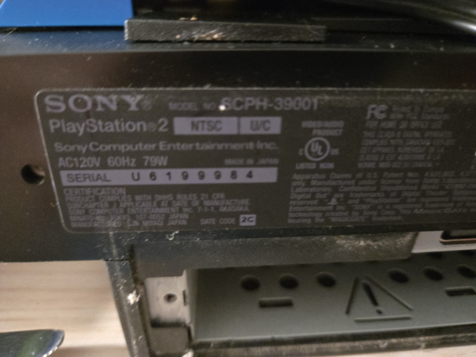 Sony PlayStation 2 PS2 Fat Console HDD Hard Drive Network Adapter Tested Bundle