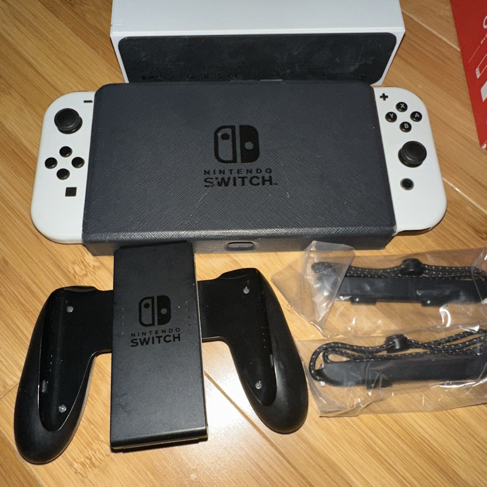 Nintendo Switch OLED Model HEG-001 Handheld Console – Complete in Box With Case