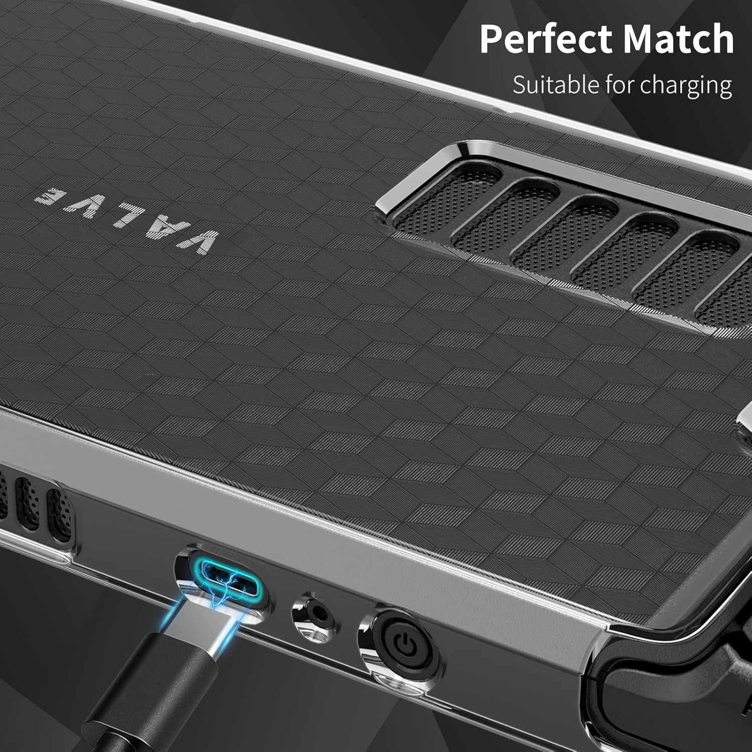 Shockproof and Scratch-Resistant TPU Case for Steam Deck – Easy Access Cut-Outs