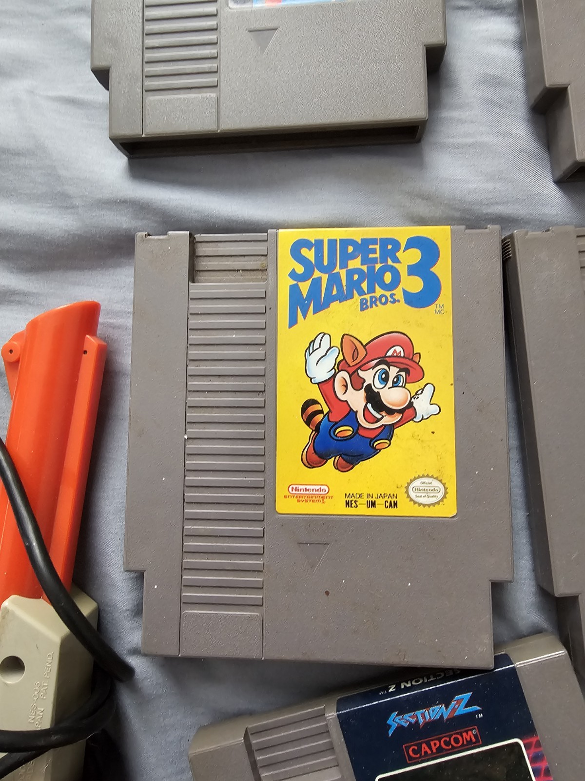 Nintendo NES Console Bundle 5 Games Not Tested