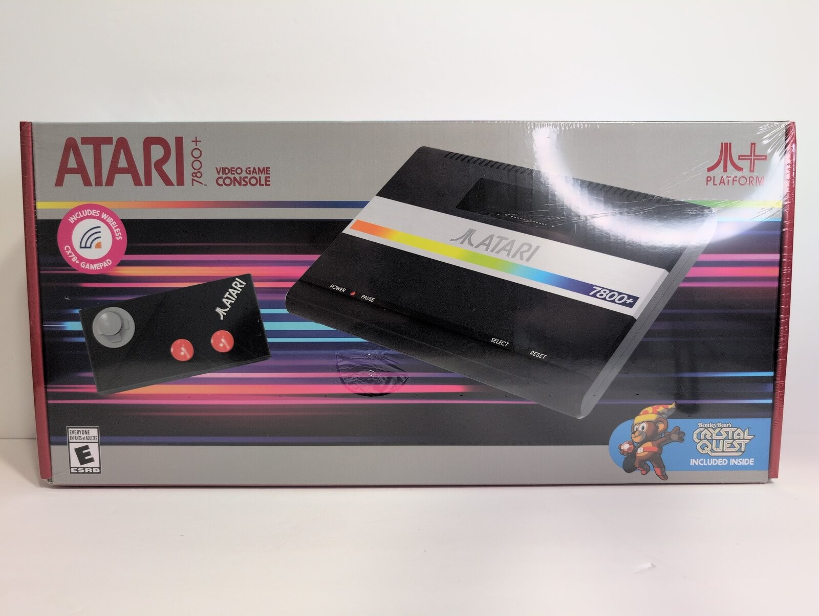 Atari 7800 Plus + Official Console & Wireless Controller – HDMI Output