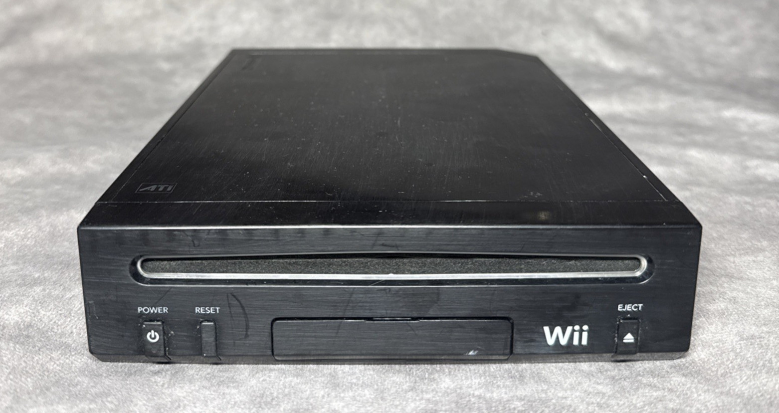 Nintendo Wii Family Edition RVL-101 512MB Black Console Tested Works