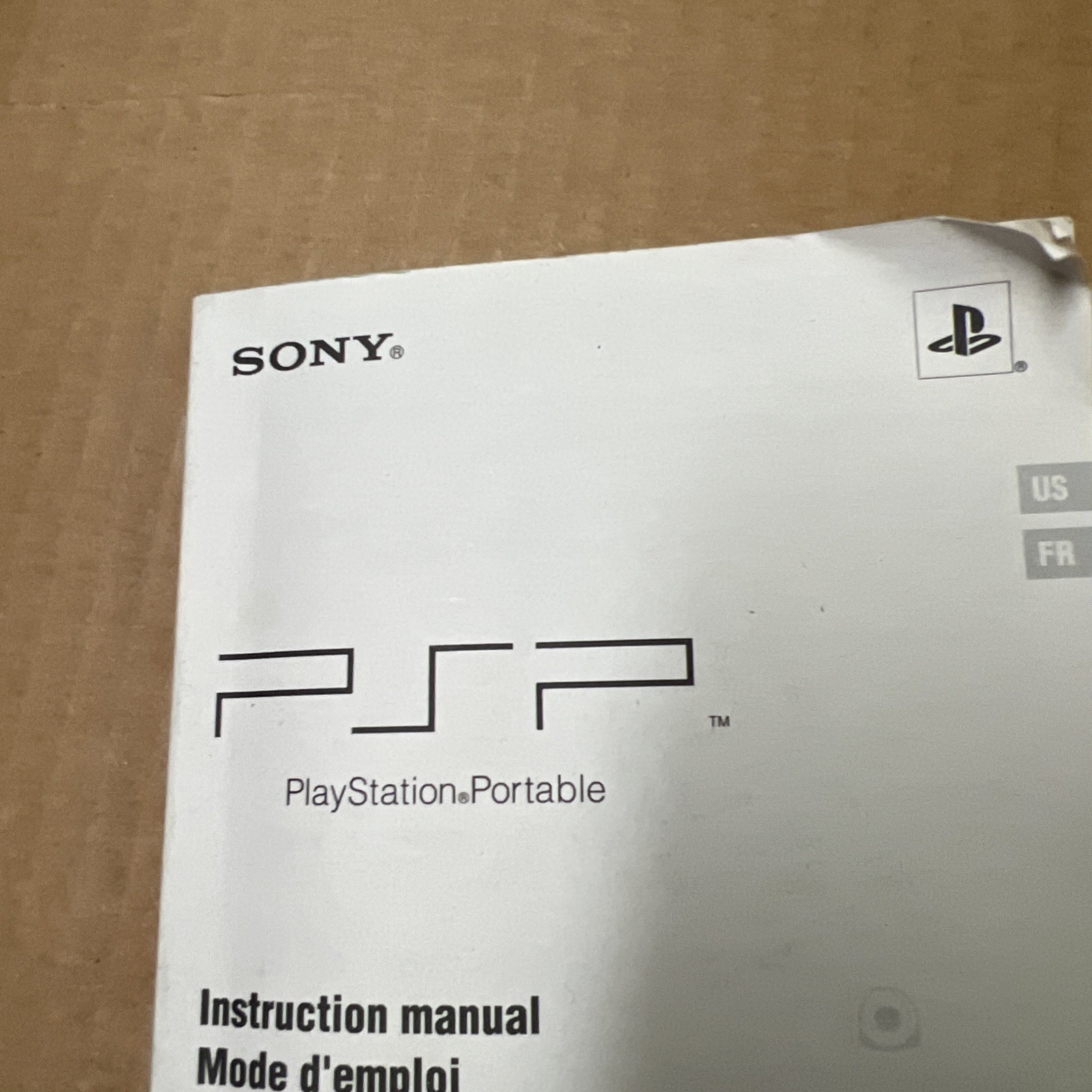 Sony PSP 1001 Handheld System Instruction Manual Owner’s Book