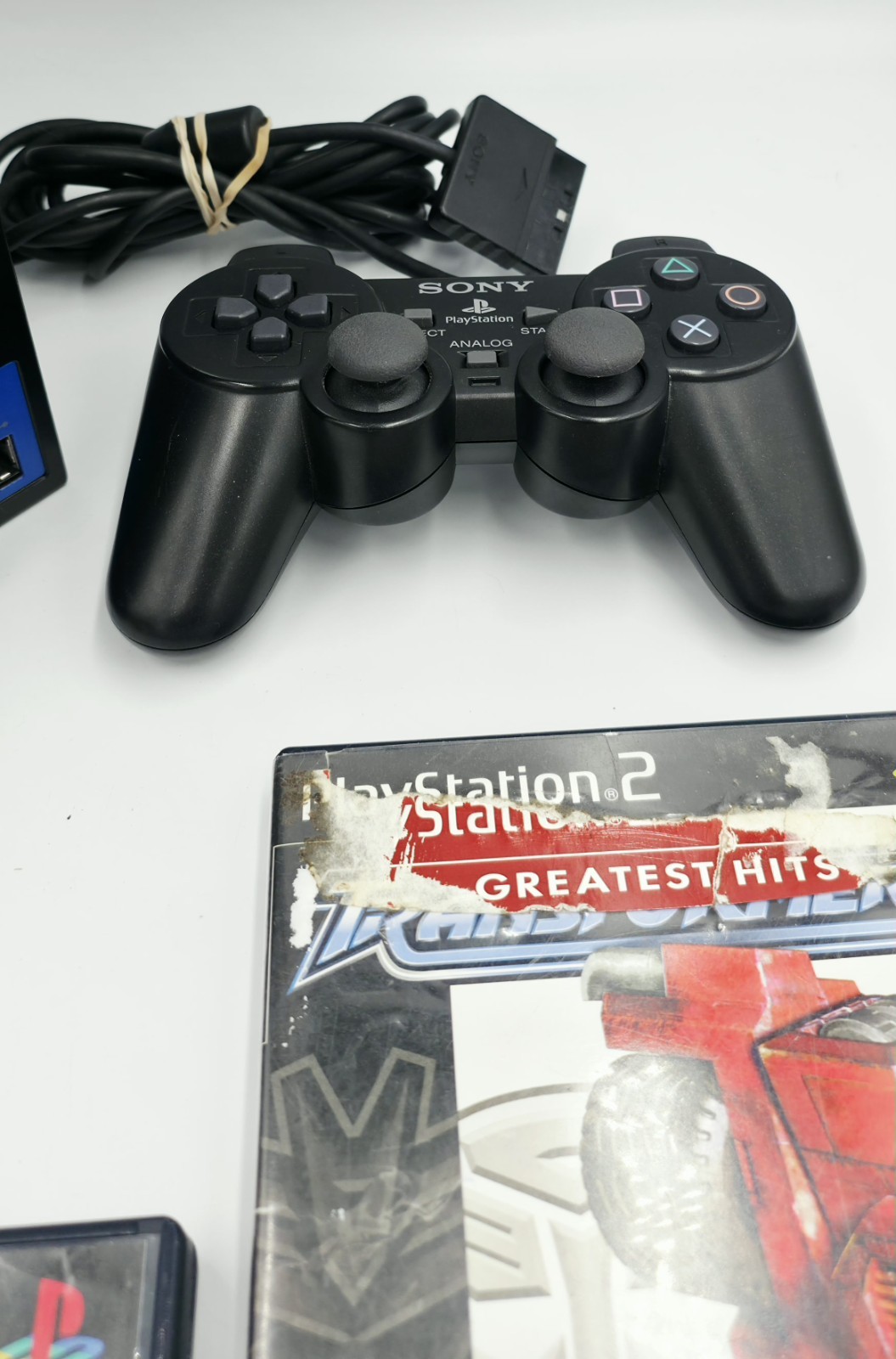 Sony PS2 Fat Console SCPH-39001 PlayStation Bundle + Controller + 2 Games – Test