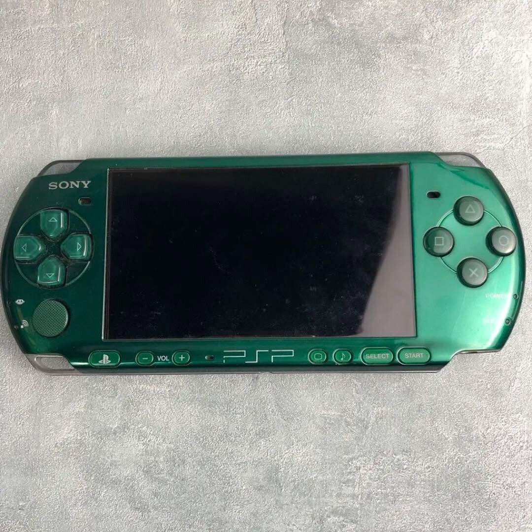 Sony PSP-3000 PSP 3000 Console Spirited Green SG Working Tested English language