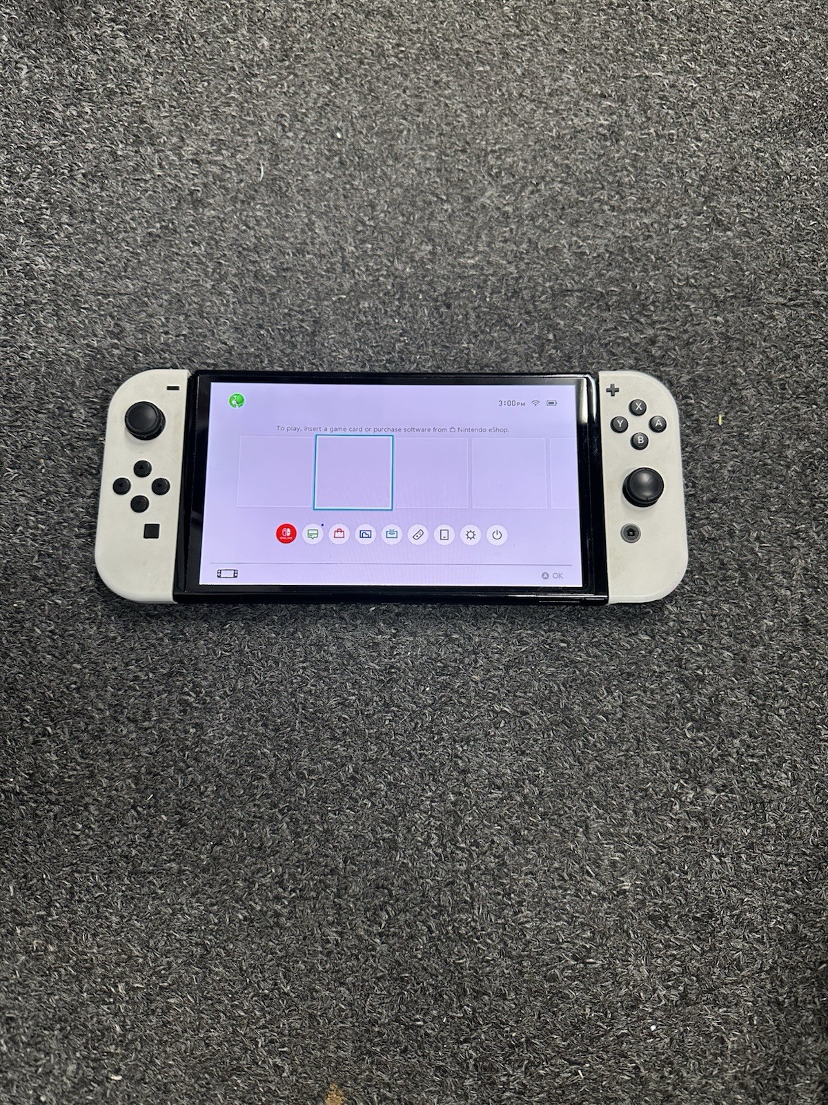 Nintendo Switch OLED Model White 64GB Console Only No Charger No Dock