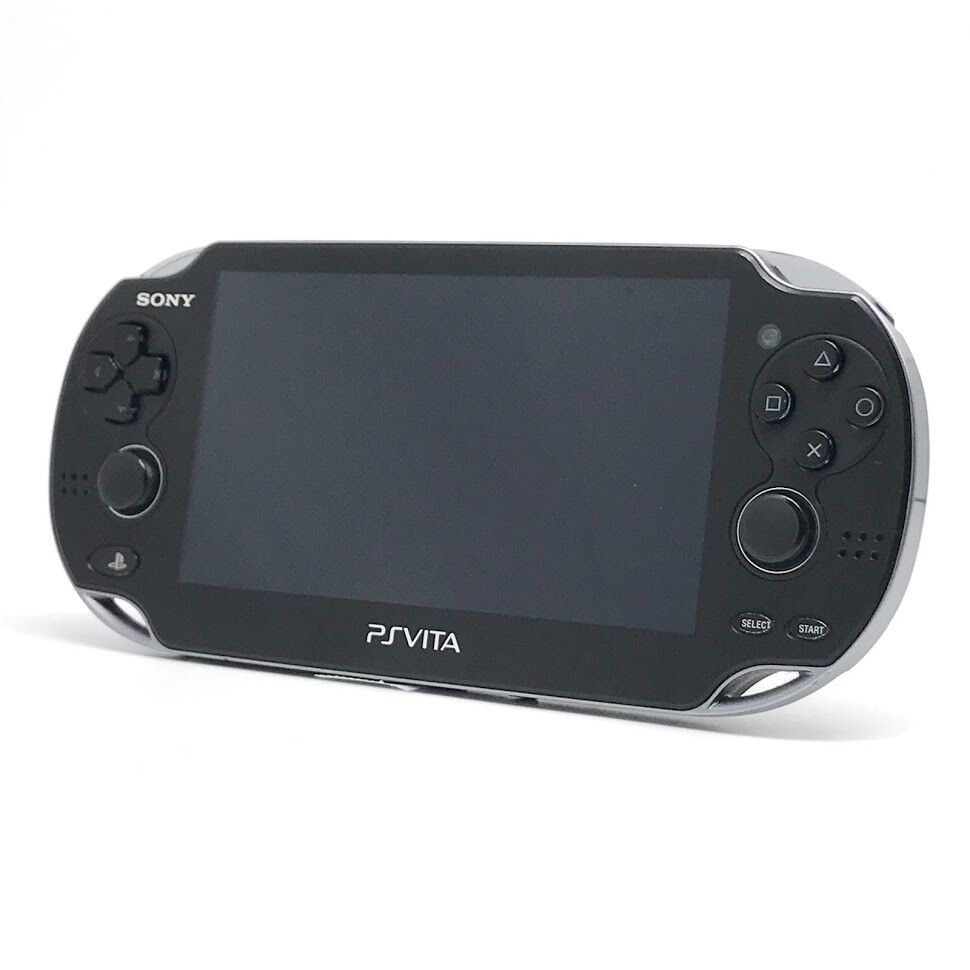 SONY PS Vita PCH-1000 Crystal Black Wi-Fi OLED w/ Charger “Near Mint”