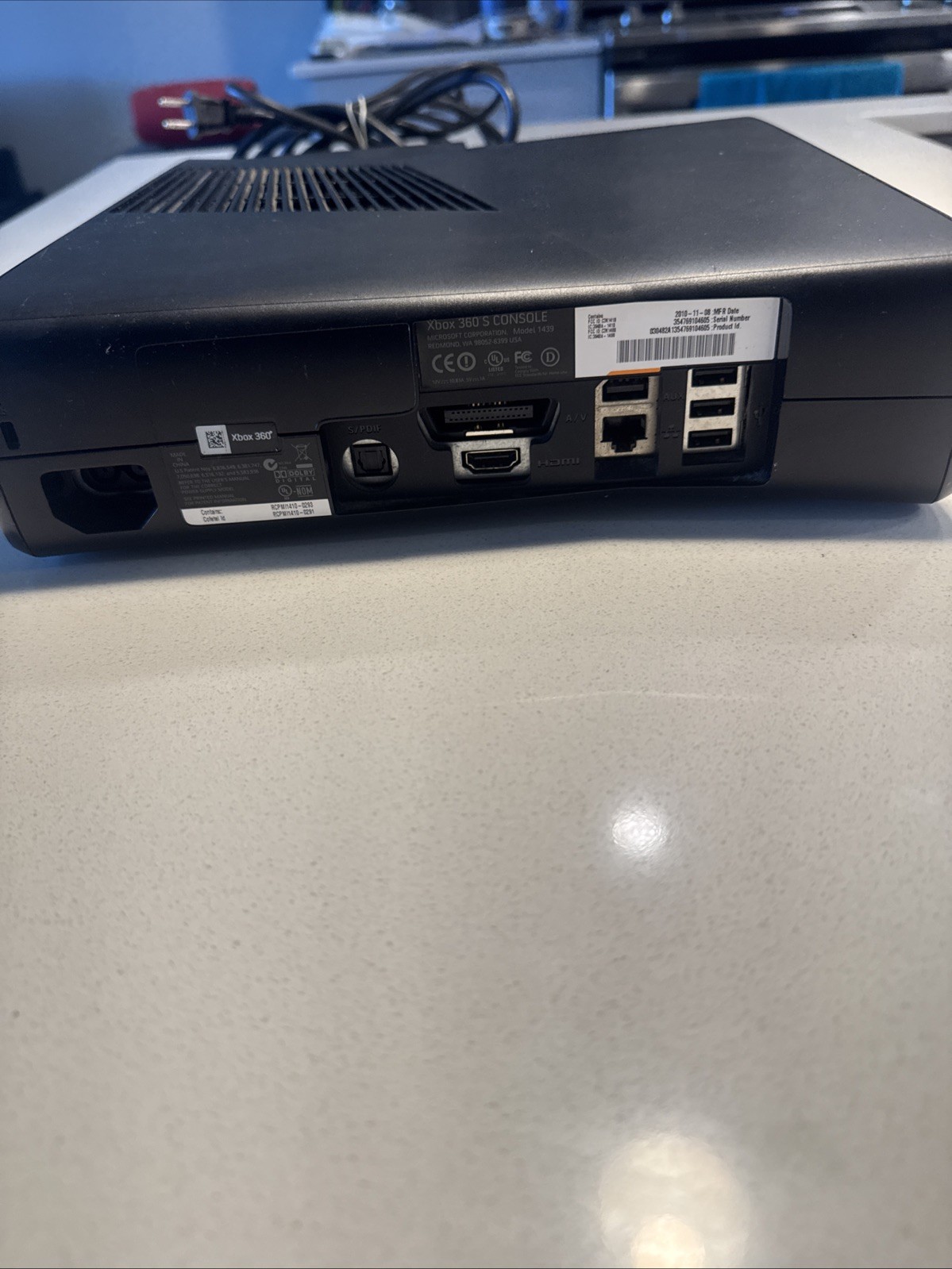 Microsoft Xbox 360 S Console With 250GB And 2 Controllers