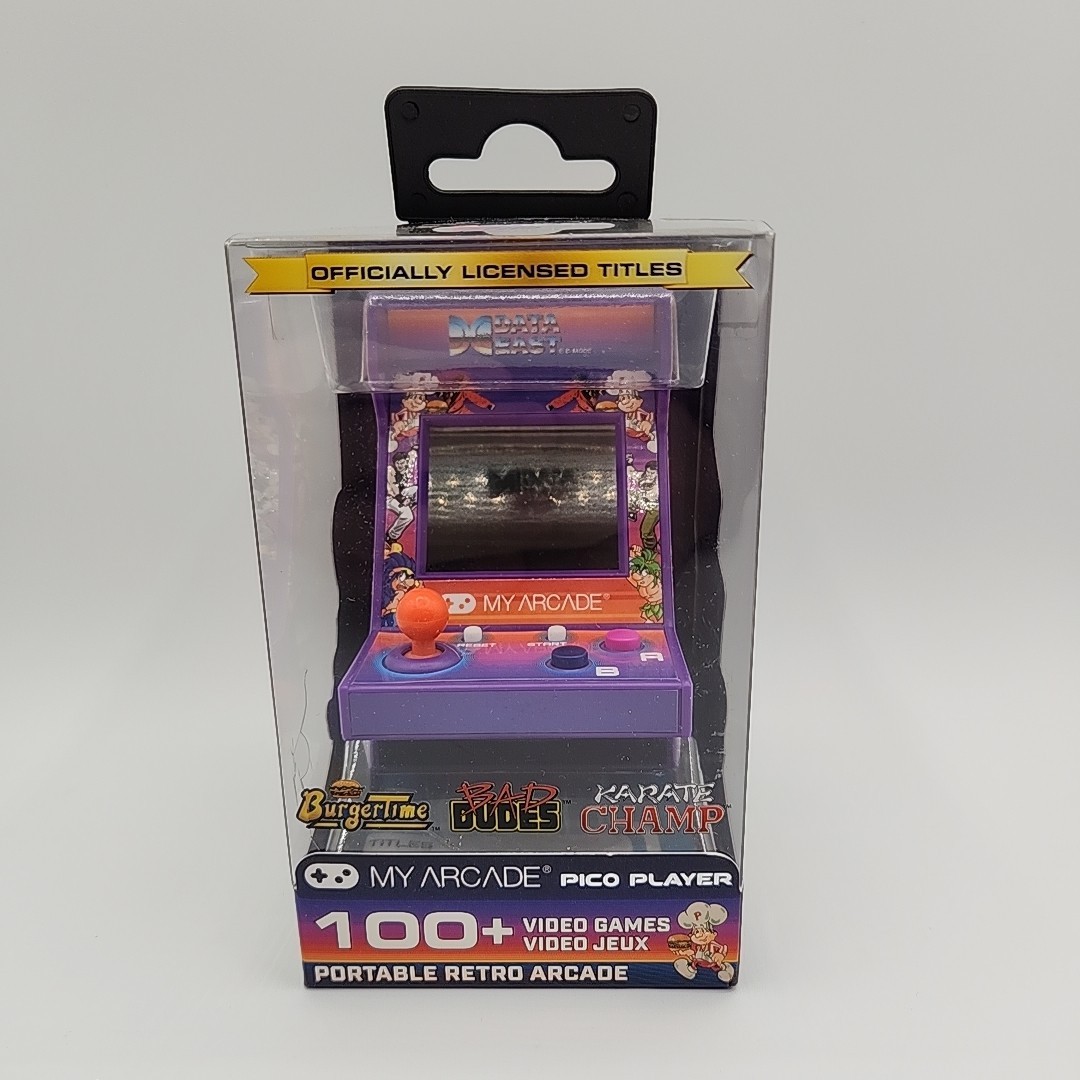 My Arcade Data East Hits Pico Player Portable Tiny Arcade Machine 100+ Games