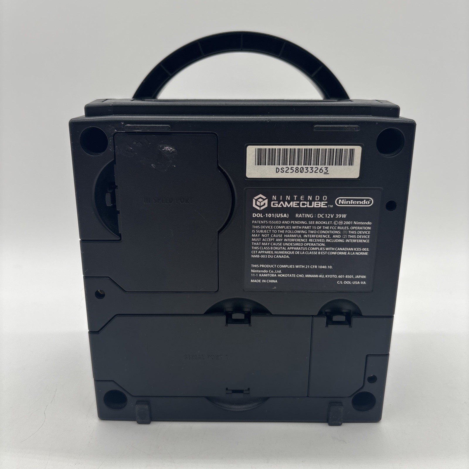 Nintendo GameCube Console DOL-101 – Black w/ Cords & Controller Tested