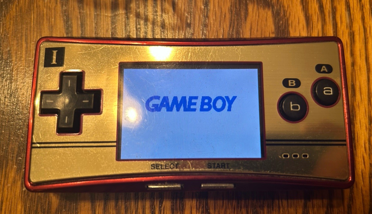 Nintendo Game Boy Micro 20th Anniversary Edition Famicom charger Pokemon Ruby