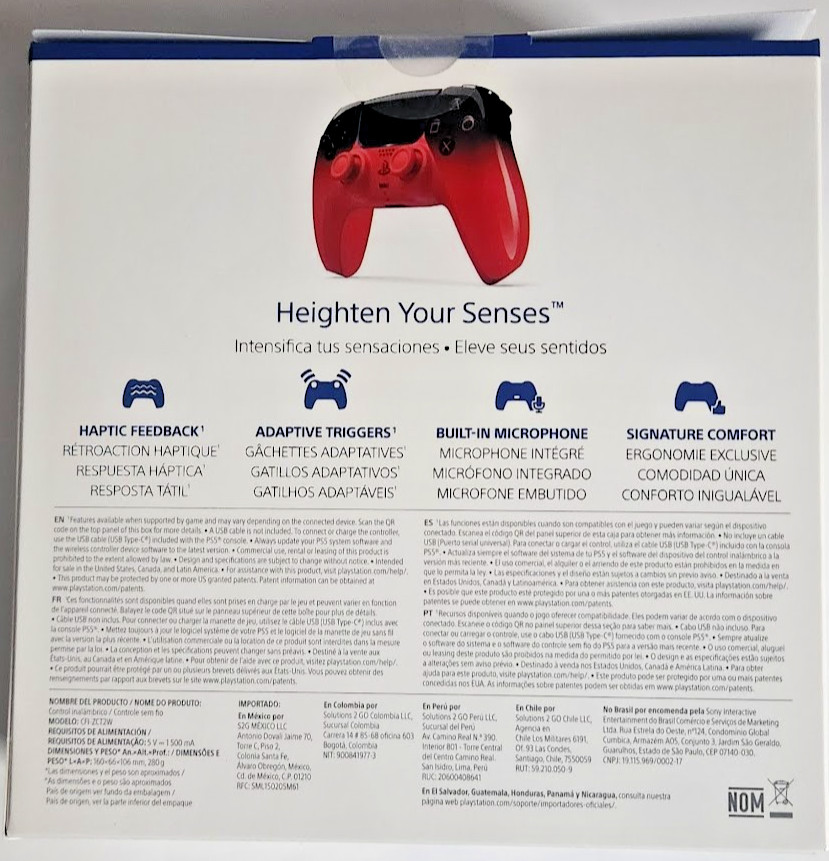 DualSense Wireless Controller [Techno Red] + [Remix Green] + [Rhythm Blue] PS5