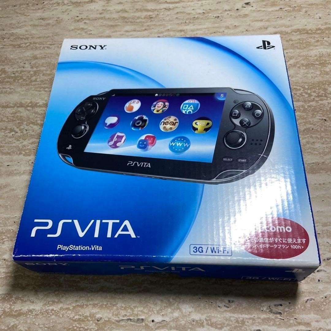 PS Vita 1000 Crystal Black Wi-Fi Complete Excellent 6682