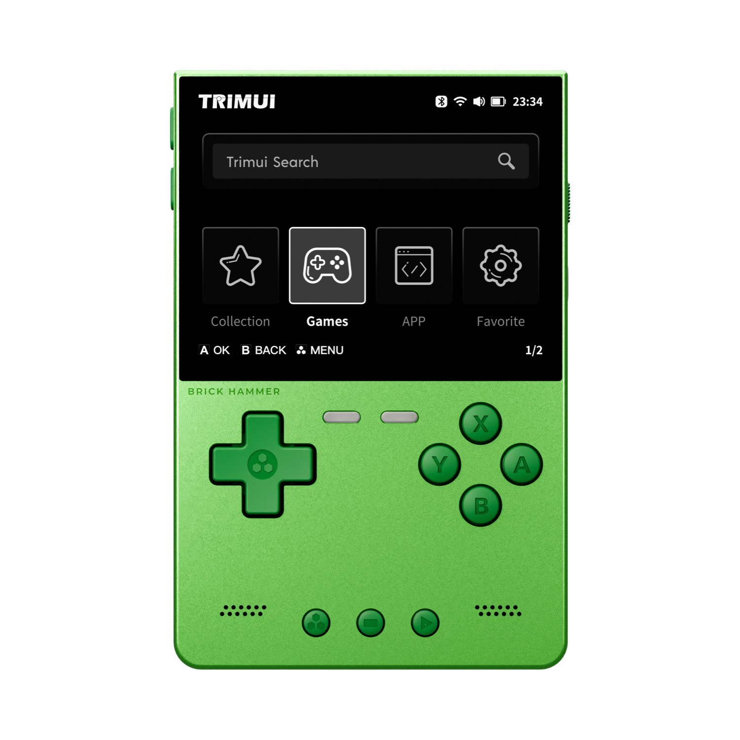 Trimui Brick + Hammer Retro Handheld Video Game Console + 128GB Card + Knulli UK