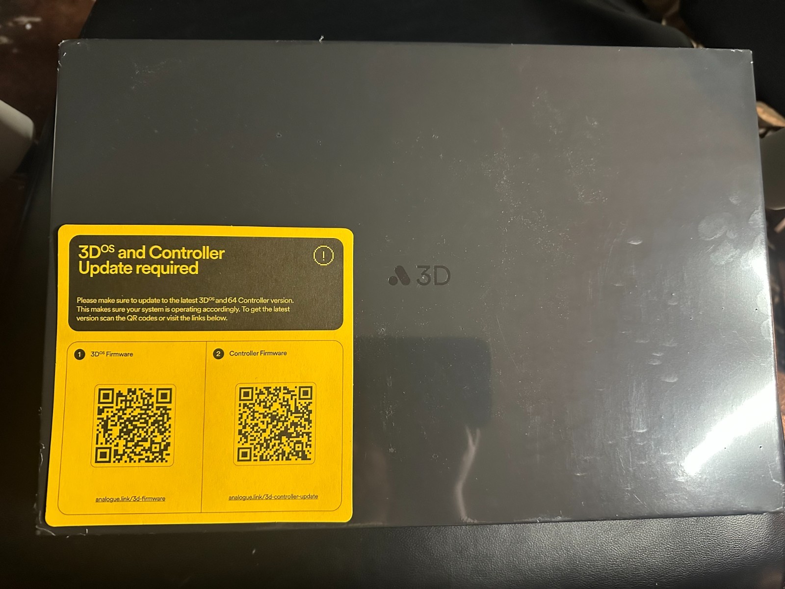 BRAND NEW SEALED Analogue 3D Console Black N64 Model A3D-C01-SE