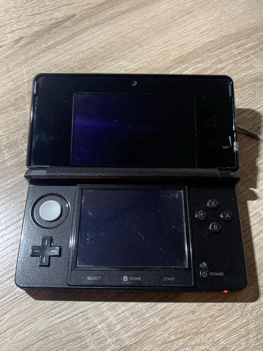 1007 Nintendo 3DS Cosmo Black Good TESTED