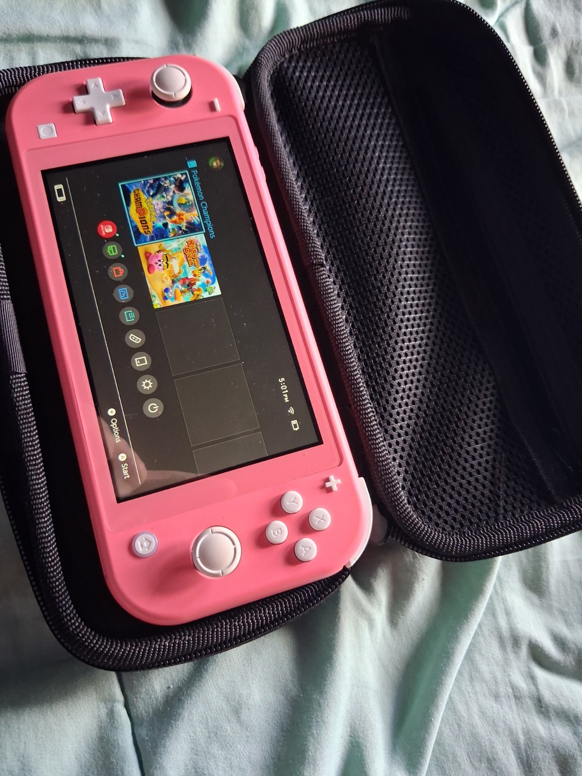 Nintendo Switch Lite 32 GB Gaming Console – Coral & Carrying Case