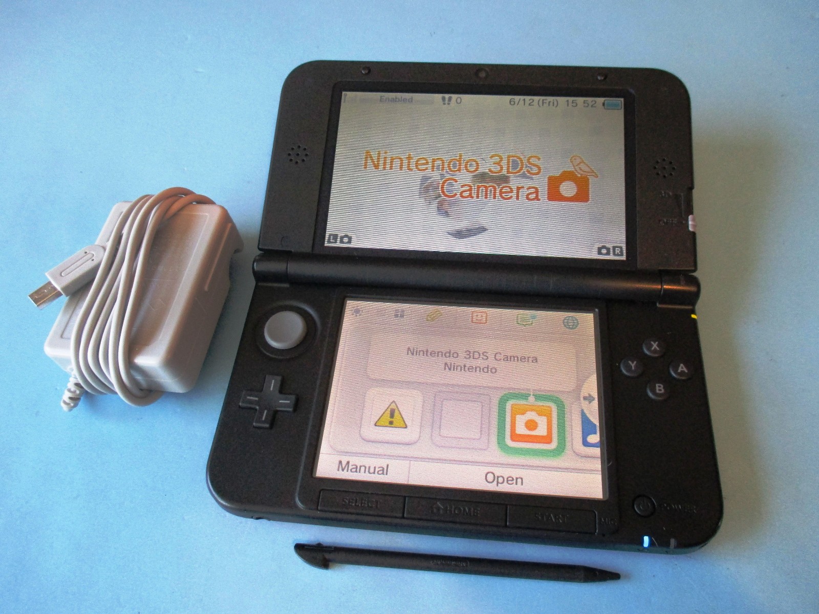 Nintendo 3DS XL Red System w/Charger FREE Shipping!