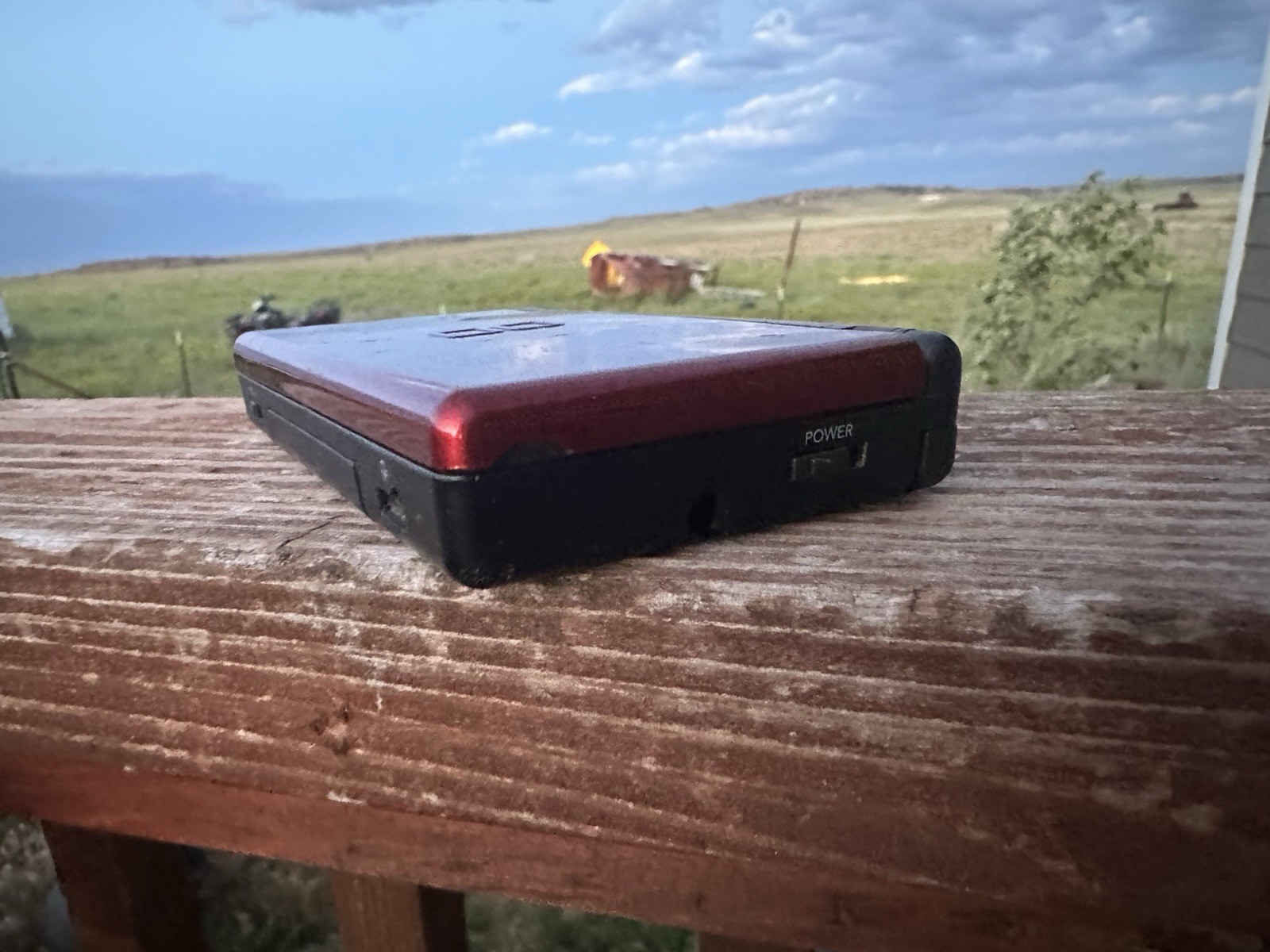 Red Working Nintendo DS Lite Handheld Game Console See Description