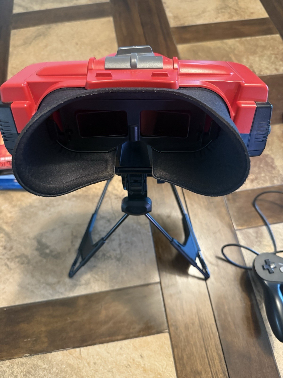 Virtual Boy Console with AC Adapter, Tap, 3 Games CIB! Solder Fixed, Works Great