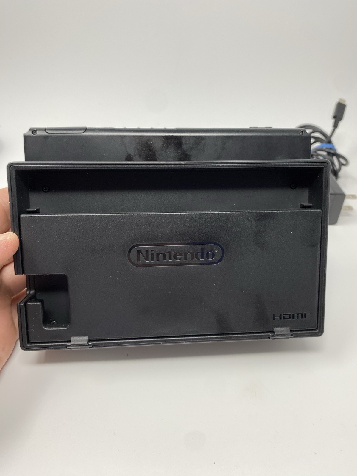 Nintendo Switch Dock and Console, No Joy Cons Tested Authentic Power And HDMI