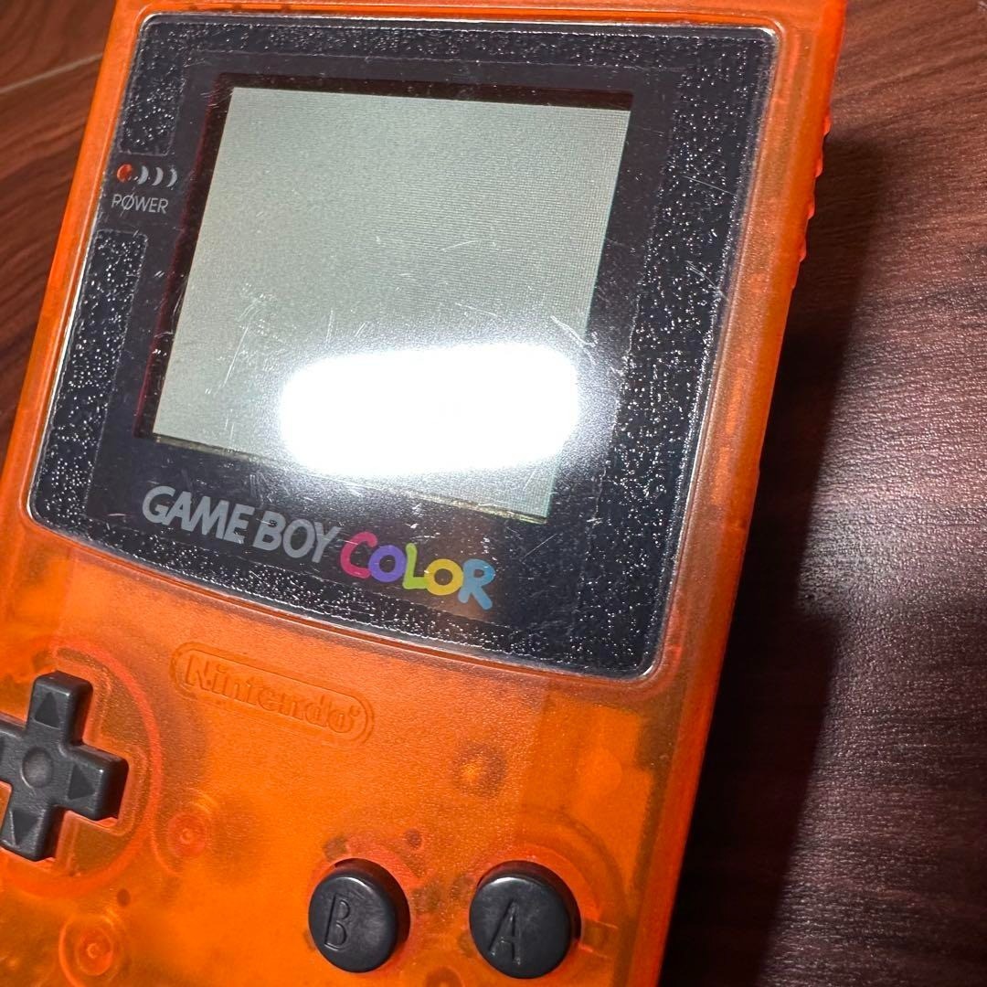 Game Boy Color Clear Orange & Clear Black Console IGamtem Number 4572