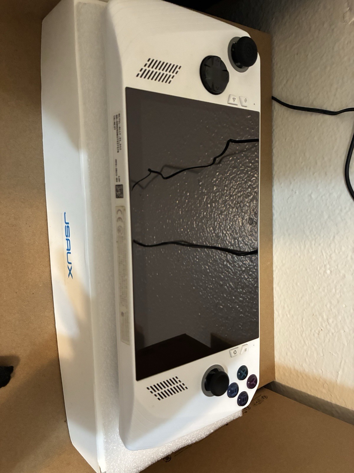 ASUS ROG ALLY with upgraded battery, thermal, new backplate, and dust cover